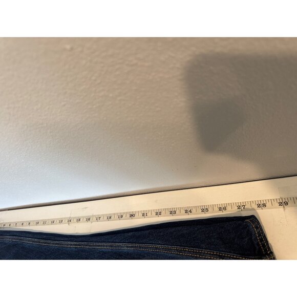 Old Navy Womens Jeans Sz 16 Extra High Rise Balloon 100% Cotton Dark Wash Casual - Picture 9 of 11